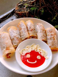 Hình của món Chả giò rế với Airfryer.