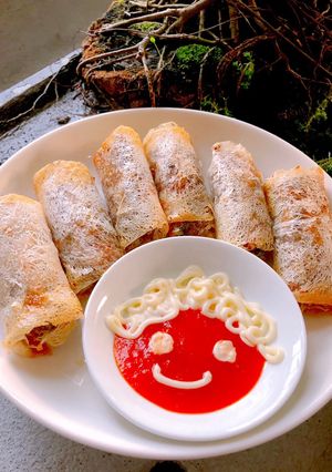 Hình của món Chả giò rế với Airfryer.