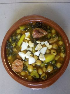 Una foto de Potaje de garbanzos