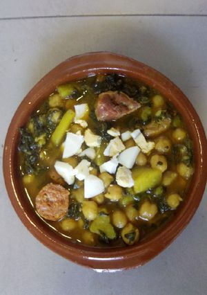 Una foto de Potaje de garbanzos