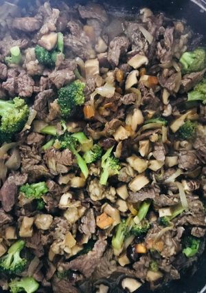 Foto resep Tumis Brokoli 🥦 Daging sapi 🥩+ Jamur Shitakee 🍄.. 😋😋😋