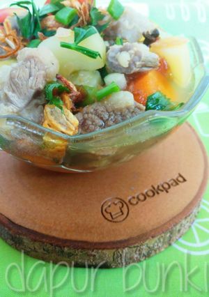 Foto resep Sup daging sapi magic com empuk wangi rempah