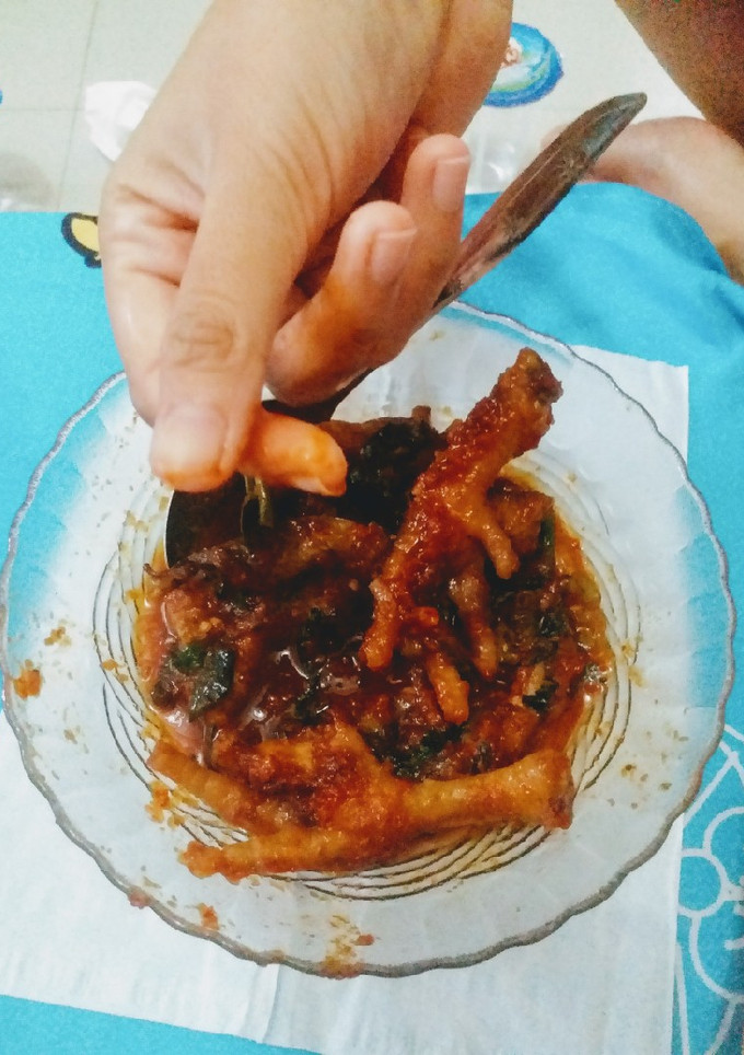 Foto resep Ceker Mercon Mantulll