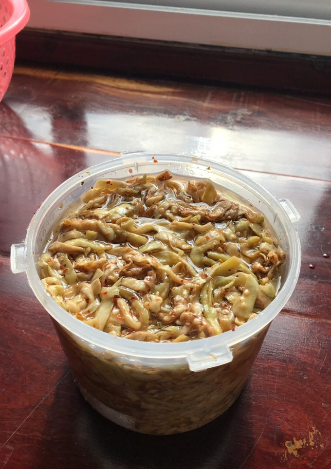 Una foto de Berenjenas en escabeche sin cocción