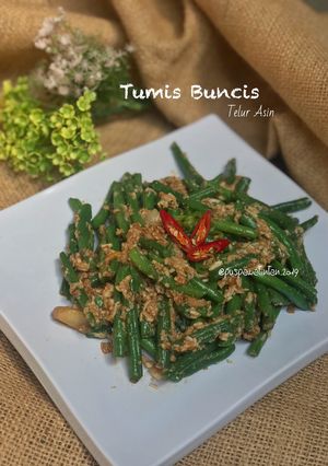 Foto resep Tumis Buncis Telur Asin