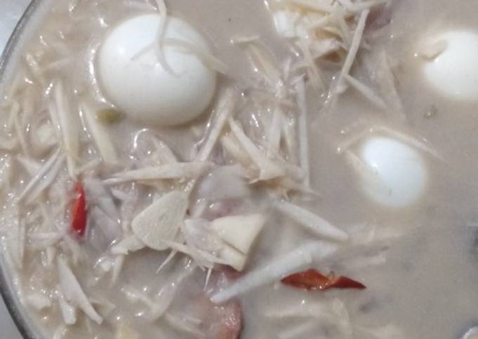 Resep: Lodeh rebung santan Yang Mudah