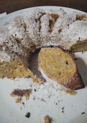 Una foto de Torta dulce de calabacín