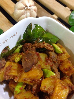 Foto resep Sambal Goreng Kentang Ati Ampela Petai