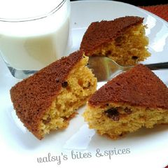 A picture of Soft moist carrot cake.