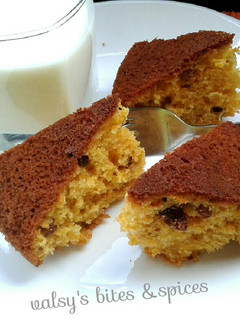 A picture of Soft moist carrot cake.