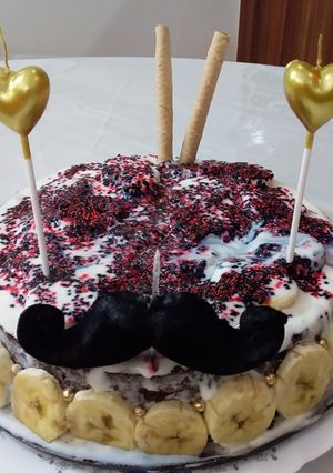عکسی از دستور کیک ساده بدون فر(روز مرد)