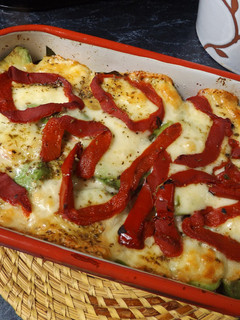 Una foto de Fuente ovo-lacto-vegetariana al horno