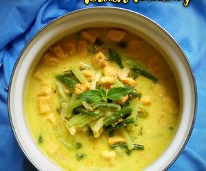 Resep Mudah Labu Siam Kacang Panjang dan Tahu Kuah Kuning Enak Sempurna