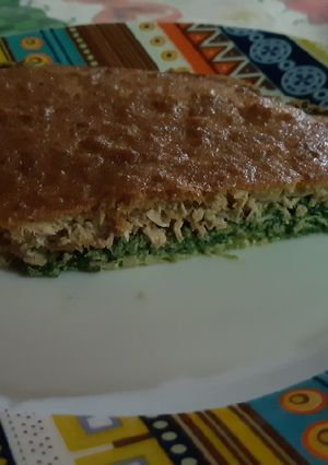 Una foto de Atún con espinaca