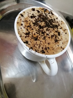 A picture of Ferrero Dalgona coffee #dalgonacoffeechallenge.