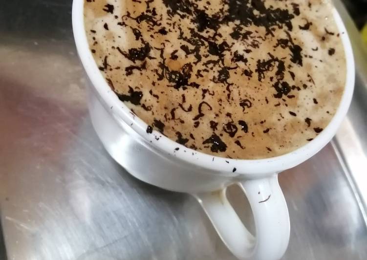 Step-by-Step Guide to Prepare Homemade Ferrero Dalgona coffee #dalgonacoffeechallenge