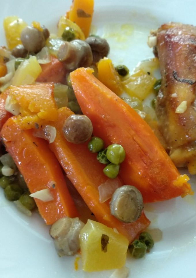 Una foto de Pollo al horno (a mi manera)