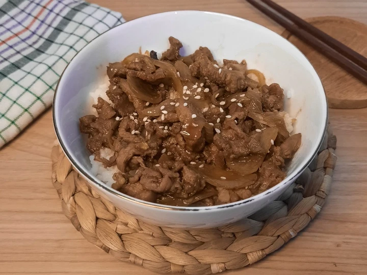 Langkah Gampang Menyiapkan Resep Beef teriyaki ala yoshinoya 🐂 (tips sahur 10 menit) yang Enak Banget