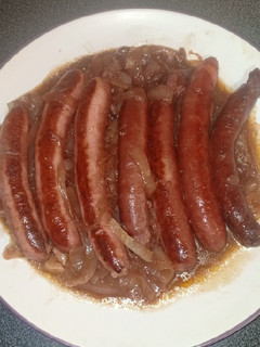 Una foto de Salchichas al vino 🇪🇸/low carb, keto, Paleo