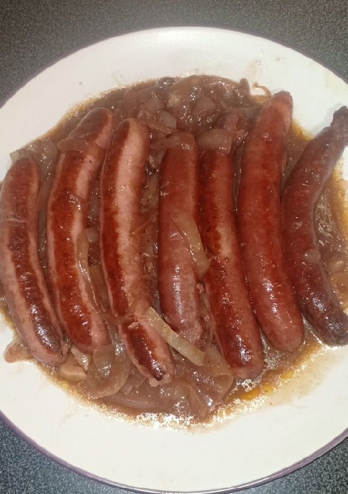 Una foto de Salchichas al vino 🇪🇸/low carb, keto, Paleo