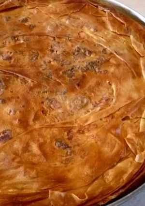 Φωτογραφία της συνταγής Πίτα με ψημένα φύλλα