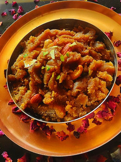 A picture of Moong dal Halwa.