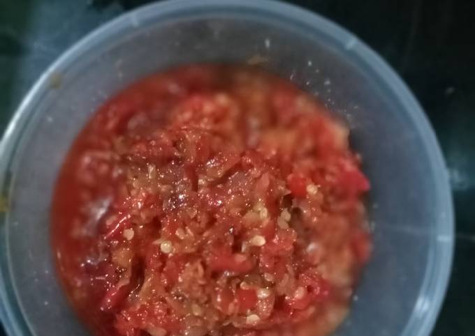Cara Memasak Sambal bawang favorit kami Simpel