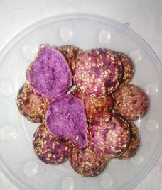 bánh khoai lang chiên không dầu