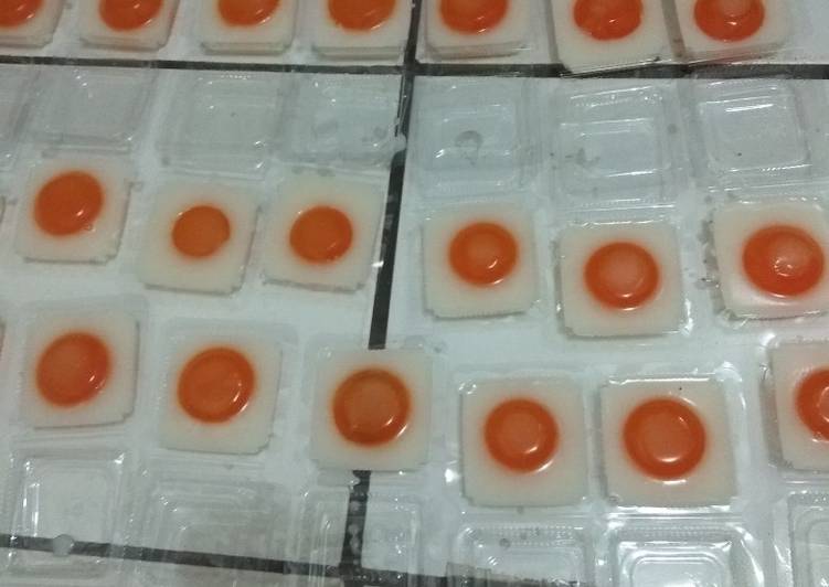 Pudding telur ceplok