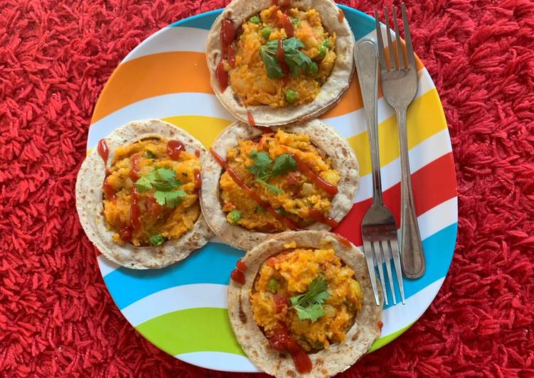 Simple Way to Prepare Any-night-of-the-week Leftover chapati Disc snack