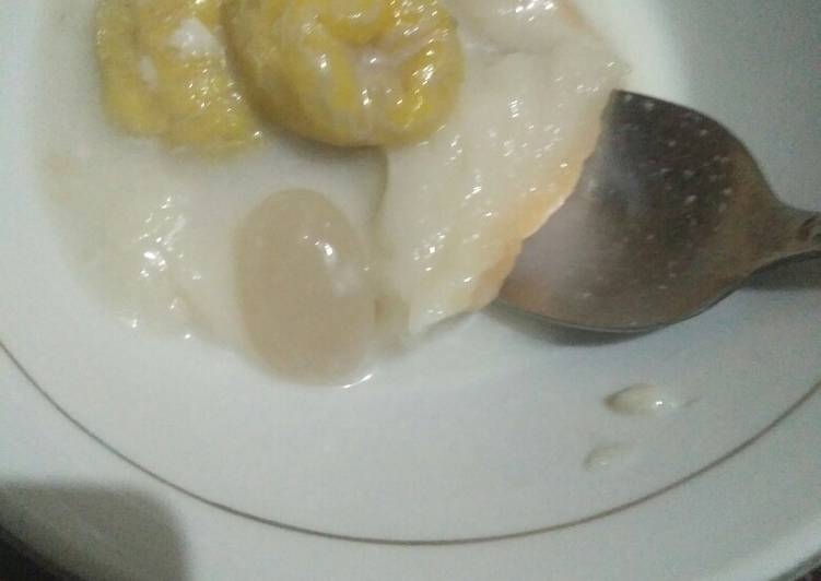 Bagaimana Membuat Pipis kopyor/kopyor roti yang Menggugah Selera