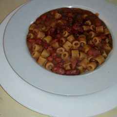 Pasta e fagioli A picture of Pasta e fagioli.