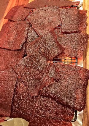 A picture of Bak Kwa Homemade.