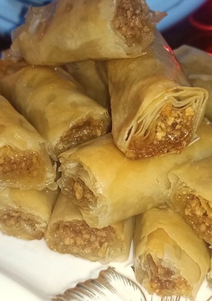 صورة لوصفة البقلاوة او اصابع الجلاش الحلو بالسوداني 😍