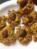 Galletas de avena, harina de almendras, coco y chocolate