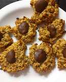 Galletas de avena, harina de almendras, coco y chocolate