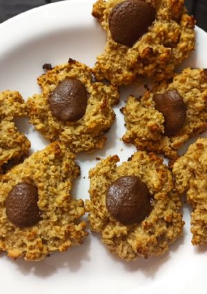 Una foto de Galletas de avena, harina de almendras, coco y chocolate