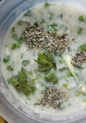Hình của món Cháo hành Thị Nở.