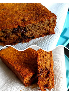 Una foto de Budín de avena y banana con chocolate
