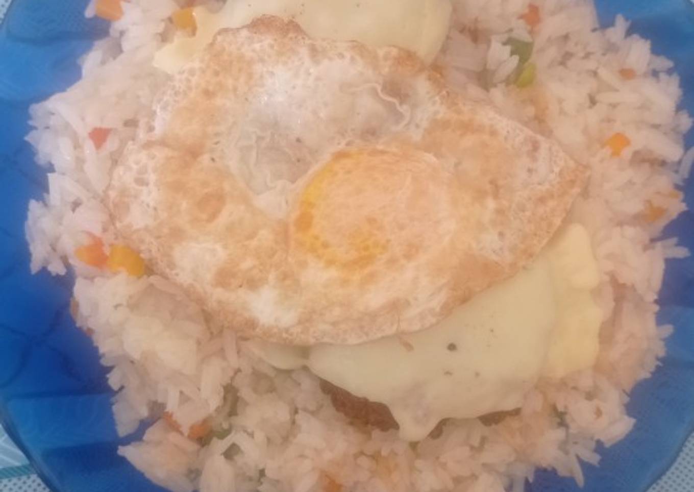 Hamburguesas con arroz Primavera