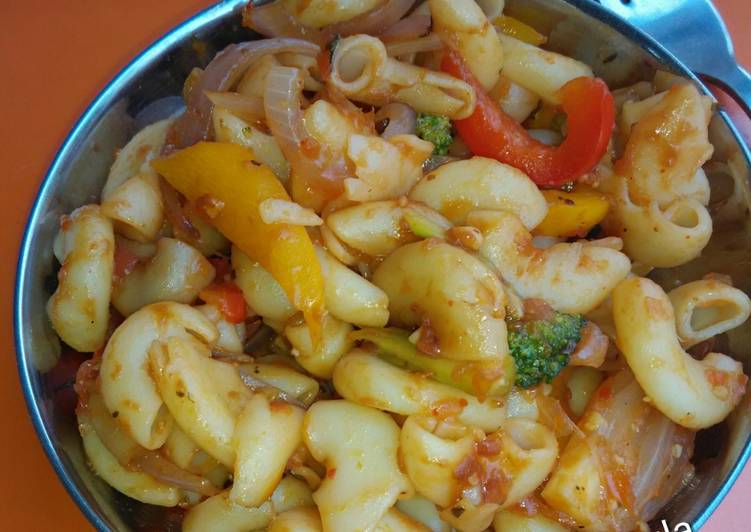 Step-by-Step Guide to Prepare Super Quick Veggie macaroni