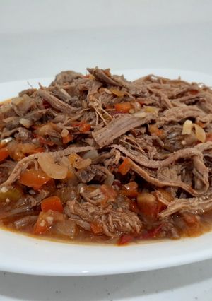 Una foto de Carne mechada