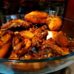 A picture of Steam chicken 🍗.
