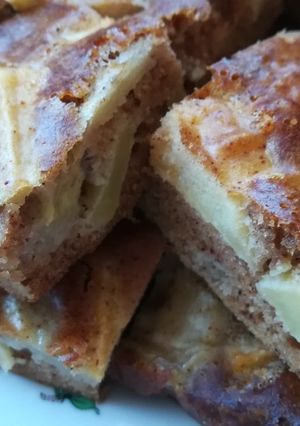 Gluténmentes, cukormentes almás bögrés süti recept fotója