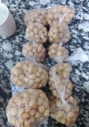 صورة لوصفة طريقة تخزين الحمص في المجمد