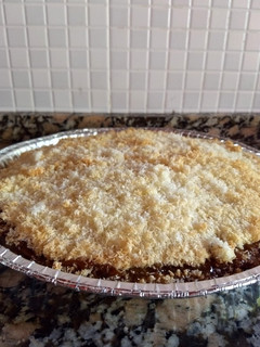Una foto de Tarta de coco y dulce de leche