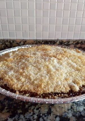 Una foto de Tarta de coco y dulce de leche