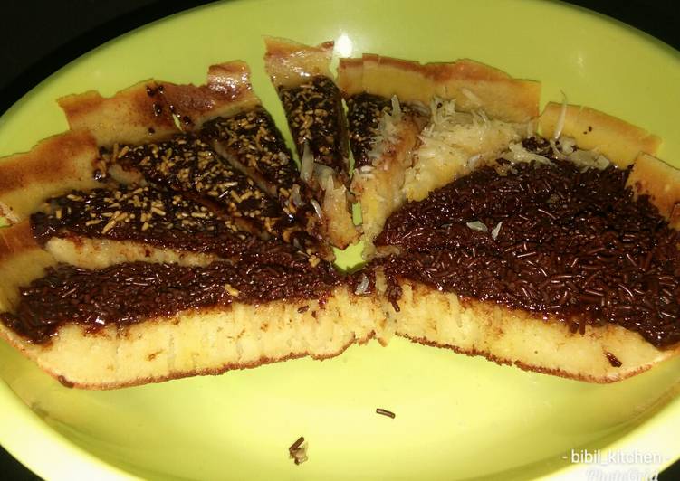 Martabak manis teflon (anti gagal)