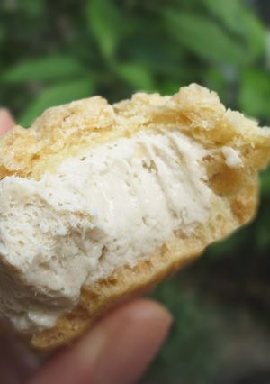 Foto resep Resep Milk Tea Cream Puff / Choux Au Craquelin / Kue Sus