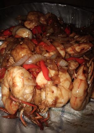 Foto resep Udang saos tiram ala titis